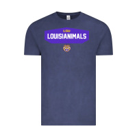 Vintage Denim LSU Louisianimals Vintage Tee - linhVisuals