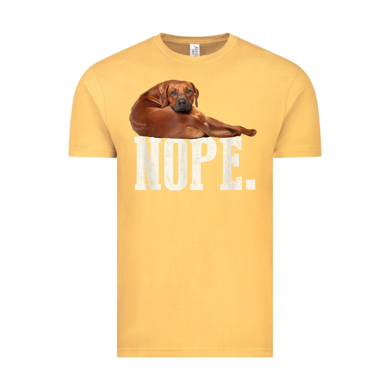 Nope Lazy Rhodesian Ridgeback T Shirt Dog Lover Gift Tee Vintage Tee by linhVisuals | Teevron