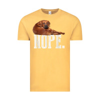 Vintage Mustard nope lazy rhodesian ridgeback t shirt dog lover gift tee Vintage Tee - linhVisuals