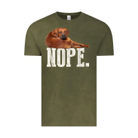Vintage Olive nope lazy rhodesian ridgeback t shirt dog lover gift tee Vintage Tee - linhVisuals