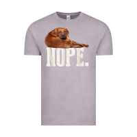 Vintage Zinc nope lazy rhodesian ridgeback t shirt dog lover gift tee Vintage Tee - linhVisuals