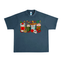 Midnight Navy Hispanic Heritage Month Coffee Cups Urban Heavy Tee - texasbilliewilder