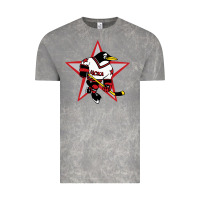 Cloud Rock Red Penguin 1990's Russian Vintage Tee - linhVisuals