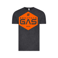 Vintage Black beratnas gas Vintage Tee - linhVisuals