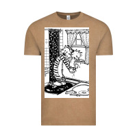 Vintage Coffee calvin Vintage Tee - linhVisuals