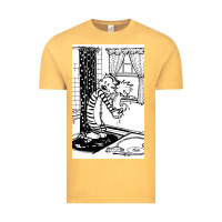 Vintage Mustard calvin Vintage Tee - linhVisuals