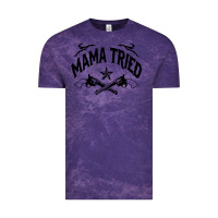 Cloud Purple mama tried guns Vintage Tee - linhVisuals