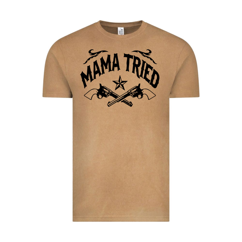 Mama Tried Guns Vintage Tee by linhVisuals | Teevron