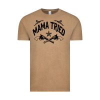 Vintage Coffee mama tried guns Vintage Tee - linhVisuals