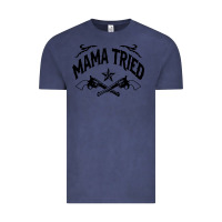 Vintage Denim mama tried guns Vintage Tee - linhVisuals