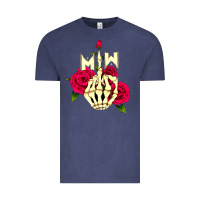 Vintage Denim motionless in white Vintage Tee - linhVisuals