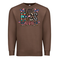Chestnut little miss america Premium Sweatshirt - CowhideDigitalArt