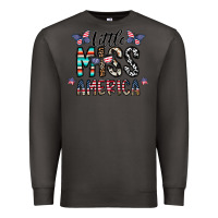 Smoke little miss america Premium Sweatshirt - CowhideDigitalArt