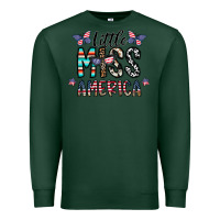 Sports Green little miss america Premium Sweatshirt - CowhideDigitalArt