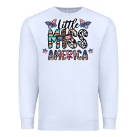 Little Miss America Premium Sweatshirt | Teevron