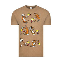 Vintage Coffee calvin Vintage Tee - linhVisuals