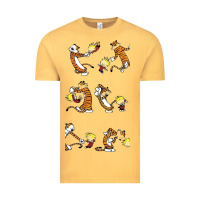 Vintage Mustard calvin Vintage Tee - linhVisuals