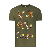 Vintage Olive calvin Vintage Tee - linhVisuals