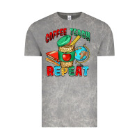 Cloud Rock coffee teach repeat Vintage Tee - NancyCooperArtShop