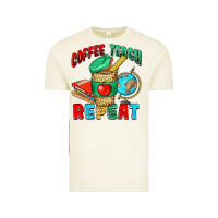 Vintage Arctic coffee teach repeat Vintage Tee - NancyCooperArtShop