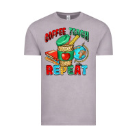 Vintage Zinc coffee teach repeat Vintage Tee - NancyCooperArtShop