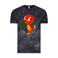 Cloud Black orange bird Vintage Tee - linhVisuals