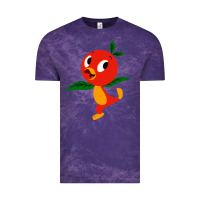 Cloud Purple orange bird Vintage Tee - linhVisuals