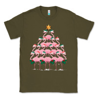 Army Green Christmas Tree Flamingo Classic Tee - Bettercallsaul