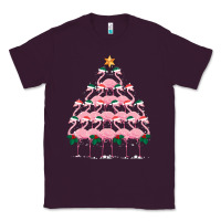 Plum Christmas Tree Flamingo Classic Tee - Bettercallsaul