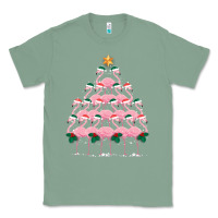 Sage Christmas Tree Flamingo Classic Tee - Bettercallsaul