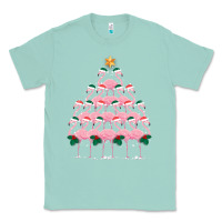 Seafoam Christmas Tree Flamingo Classic Tee - Bettercallsaul