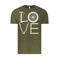 Vintage Olive cycling t  shirt cycling cyclist t  shirt (1) Vintage Tee - linhVisuals