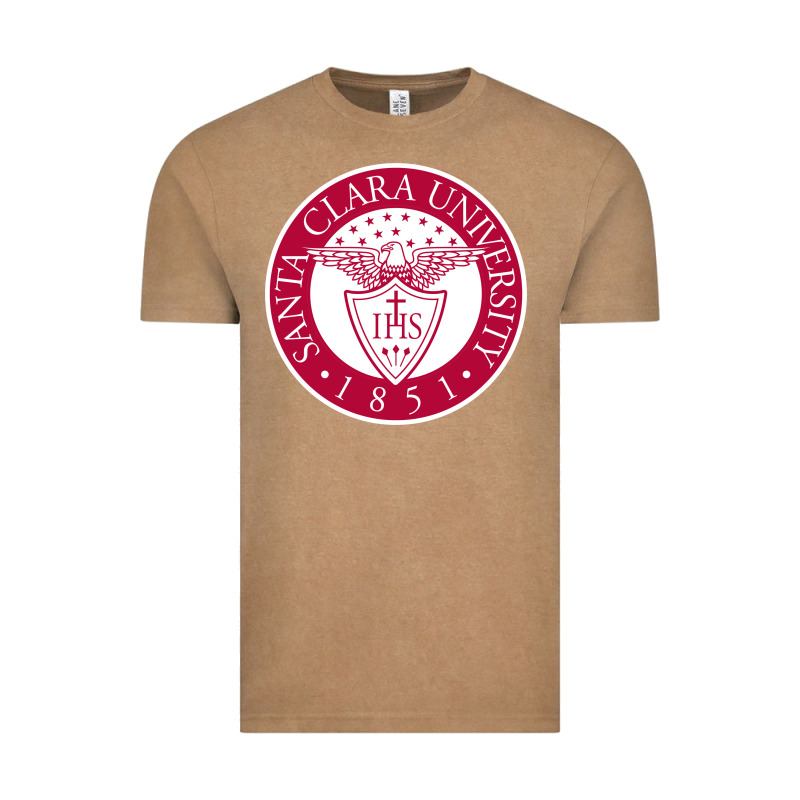 Santa Clara U Seal Vintage Tee by linhVisuals | Teevron