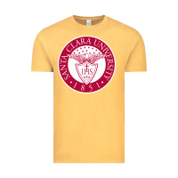 Vintage Mustard santa clara u seal Vintage Tee - linhVisuals