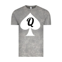 Cloud Rock queen of spades clothes for women   qos tee t shirt Vintage Tee - linhVisuals