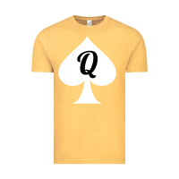 Vintage Mustard queen of spades clothes for women   qos tee t shirt Vintage Tee - linhVisuals