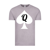 Vintage Zinc queen of spades clothes for women   qos tee t shirt Vintage Tee - linhVisuals