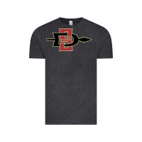 Vintage Black san diego state aztecs Vintage Tee - linhVisuals