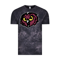 Cloud Black temple owls Vintage Tee - linhVisuals