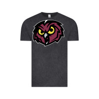 Vintage Black temple owls Vintage Tee - linhVisuals