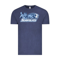 Vintage Denim sonoma state seawolves Vintage Tee - linhVisuals