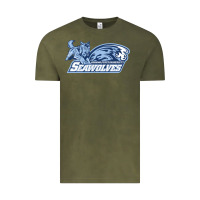 Vintage Olive sonoma state seawolves Vintage Tee - linhVisuals