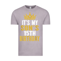 Vintage Zinc it's my son's 15th birthday 15 years old boy t shirt Vintage Tee - linhVisuals