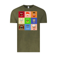 Vintage Olive Muppets and Friends Vintage Tee - linhVisuals