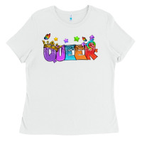 White Western Queer LGBTQ+ Ladies Tee - BundleAndBundleShop