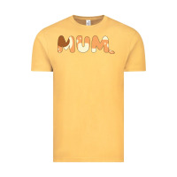 Vintage Mustard Bluey Mum Vintage Tee - linhVisuals
