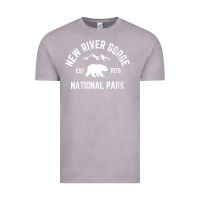 Vintage Zinc womens new river gorge national park bear west virginia nature v neck Vintage Tee - linhVisuals