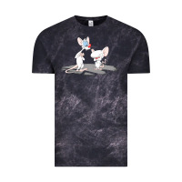 Cloud Black newanimaniacs pinky and the brain Vintage Tee - linhVisuals
