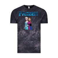 Cloud Black newanna and elsa frozen Vintage Tee - linhVisuals