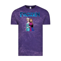 Cloud Purple newanna and elsa frozen Vintage Tee - linhVisuals